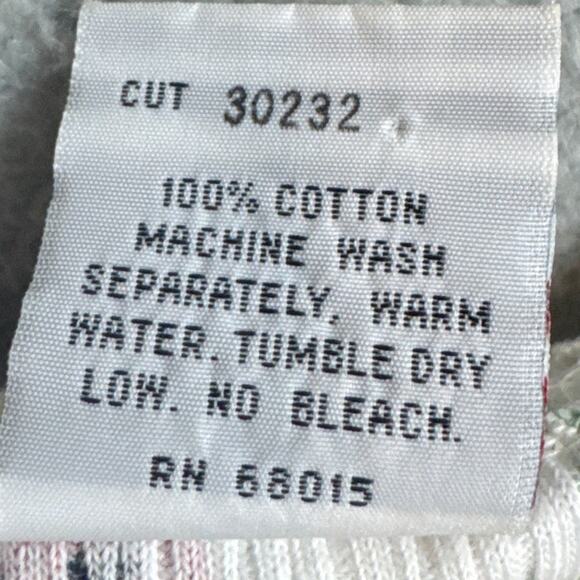 Y2K Bongo Blouse Floral Ribbed Knit Lace Neckline Button Front Size S Bohemian - Picture 7 of 7